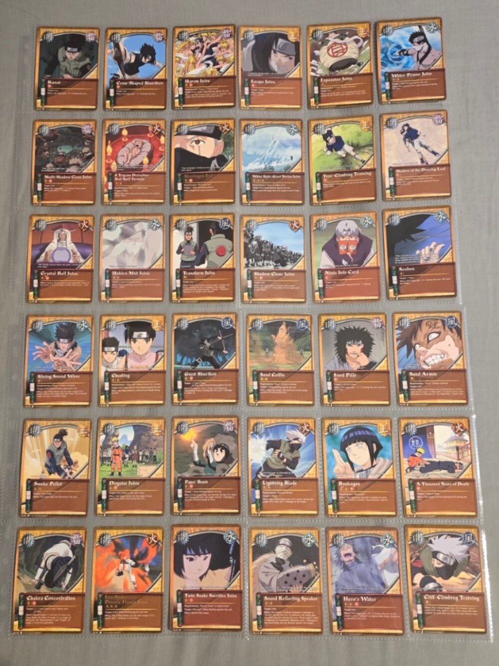Naruto CCG Jutsu Cards - Comment the Cards You Want (Pick Your Card)